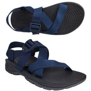 New Chaco zvolv strappy outdoor waterproof open toe sandals solid navy